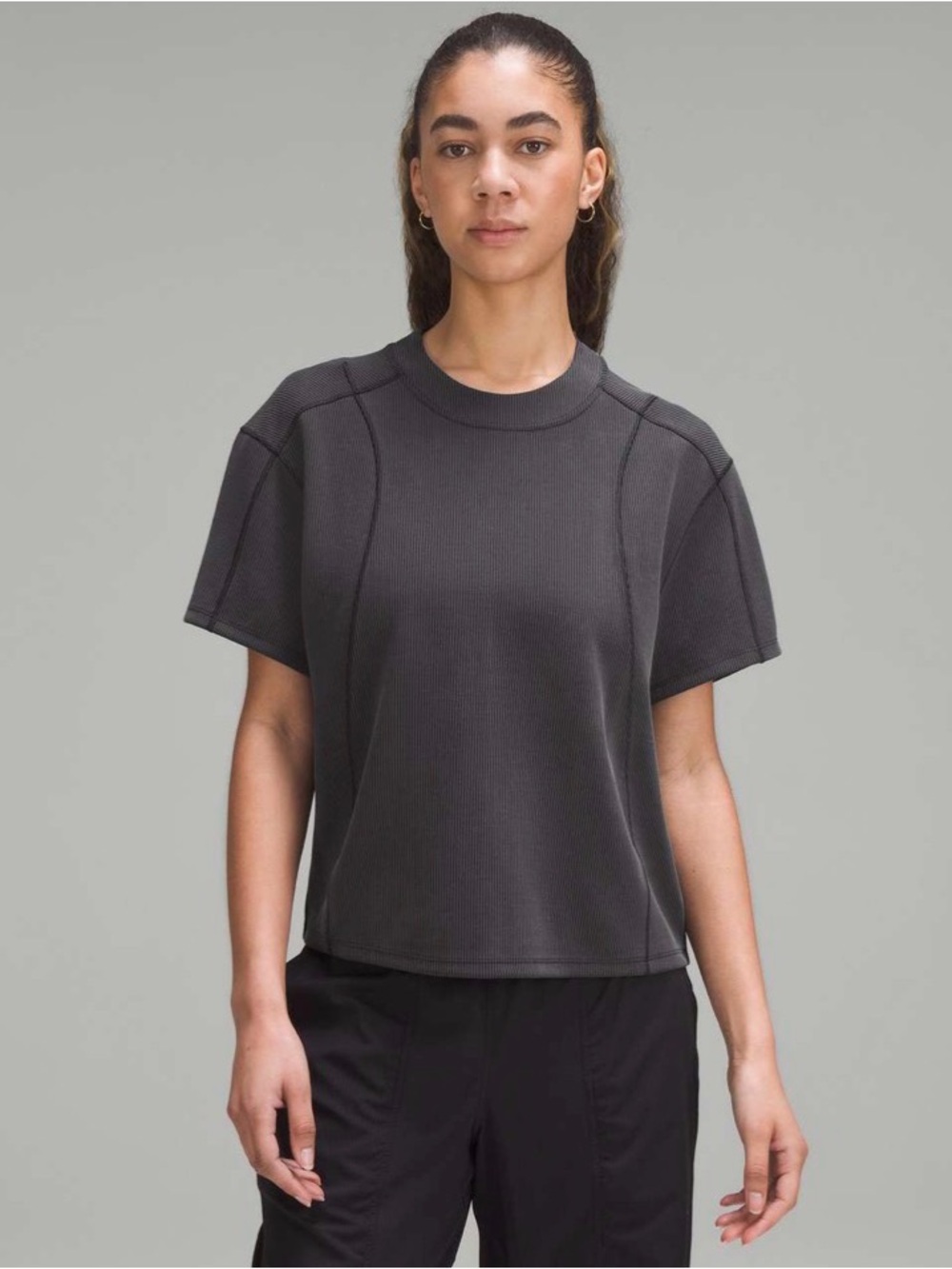 Lululemon Ribbed Softstreme T-Shirt
Black